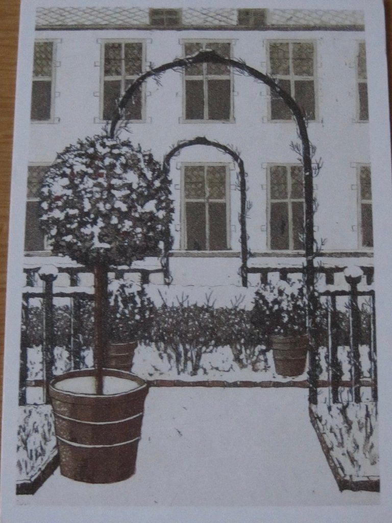 Voor het kind - besneeuwde straat - 1990 - nieuw, Verzenden, 1980 tot heden, Ongelopen, Overige thema's