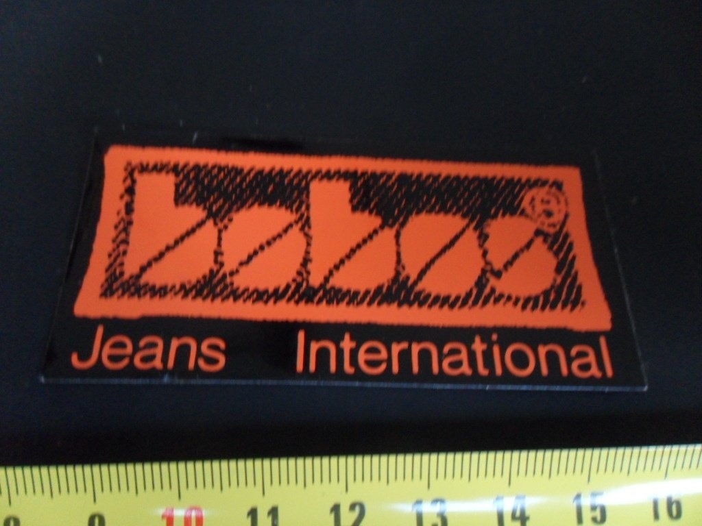 sticker logo BOBOS jeans internationale, Ophalen of Verzenden, Zo goed als nieuw