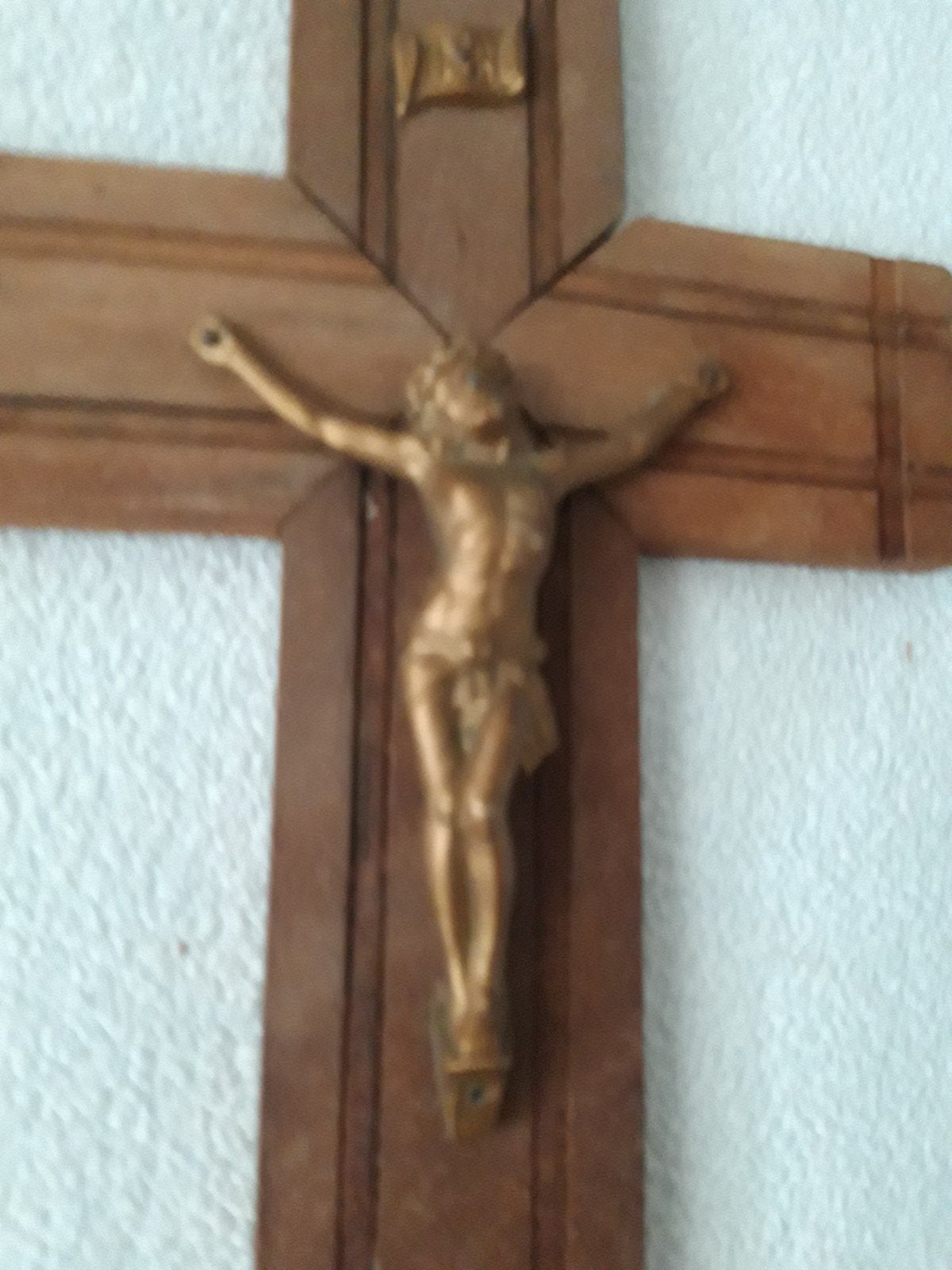 Mooi kruisbeeld sir de notre dame de Lourdes, Verzamelen, Ophalen of Verzenden, Gebruikt, Overige typen