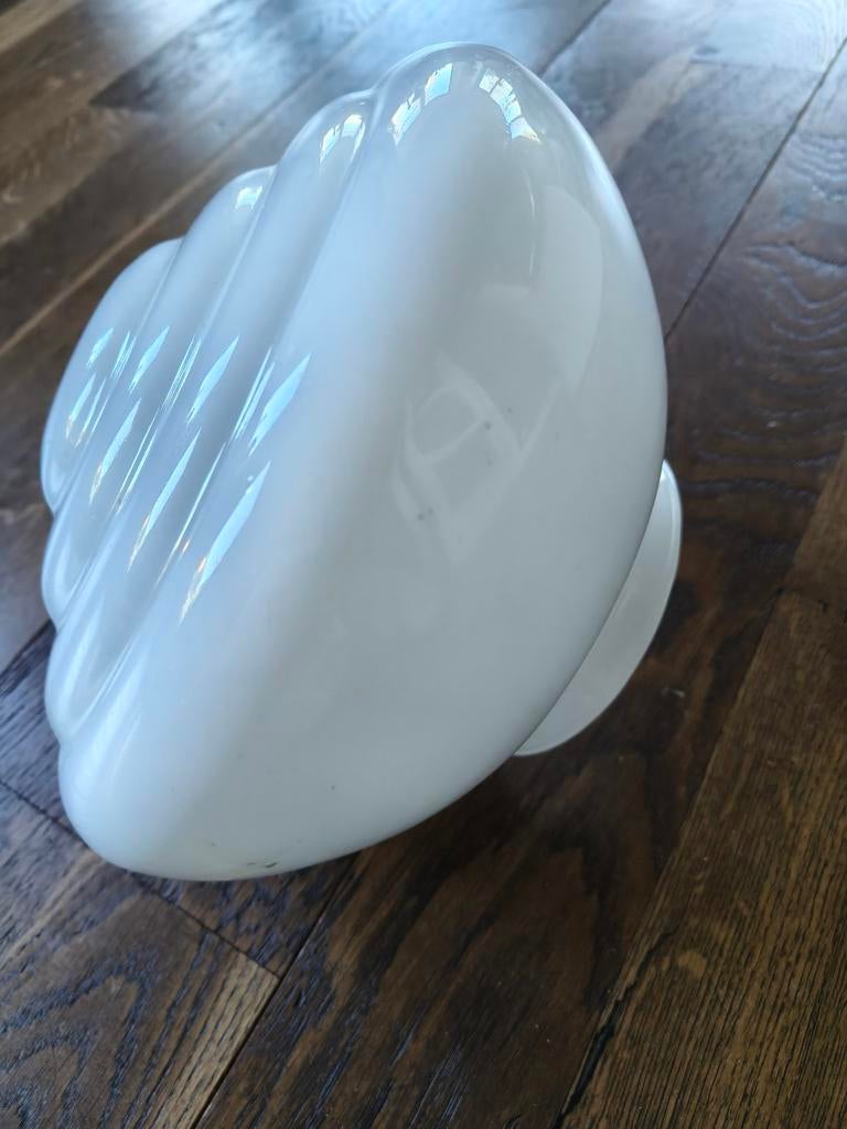 Vintage Art Deco lampenkap opaline glas, Ophalen of Verzenden, Glas