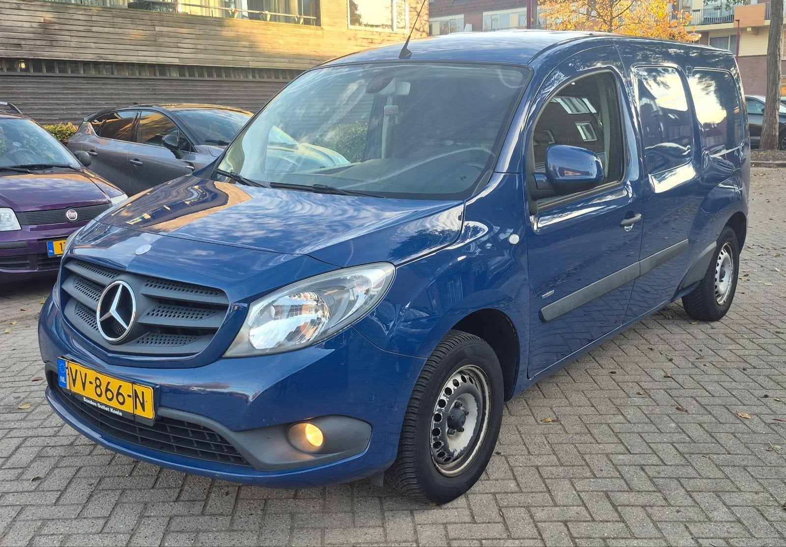 Mercedes-Benz Citan 1.5 CDI  2016 EXTRA LANG, Auto's, Zwart, 4 cilinders, 715 kg, Blauw