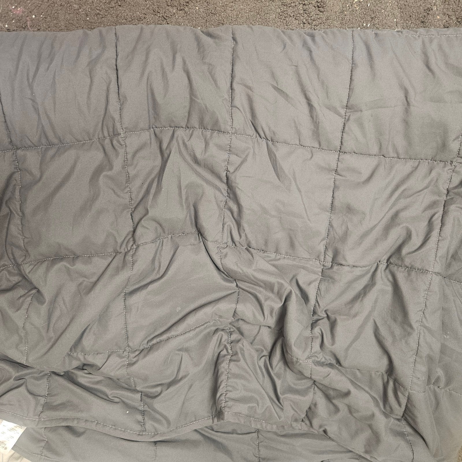 4x verzwaringsdeken 140x200, Ophalen, Eenpersoons, Grijs, Deken of Dekbed