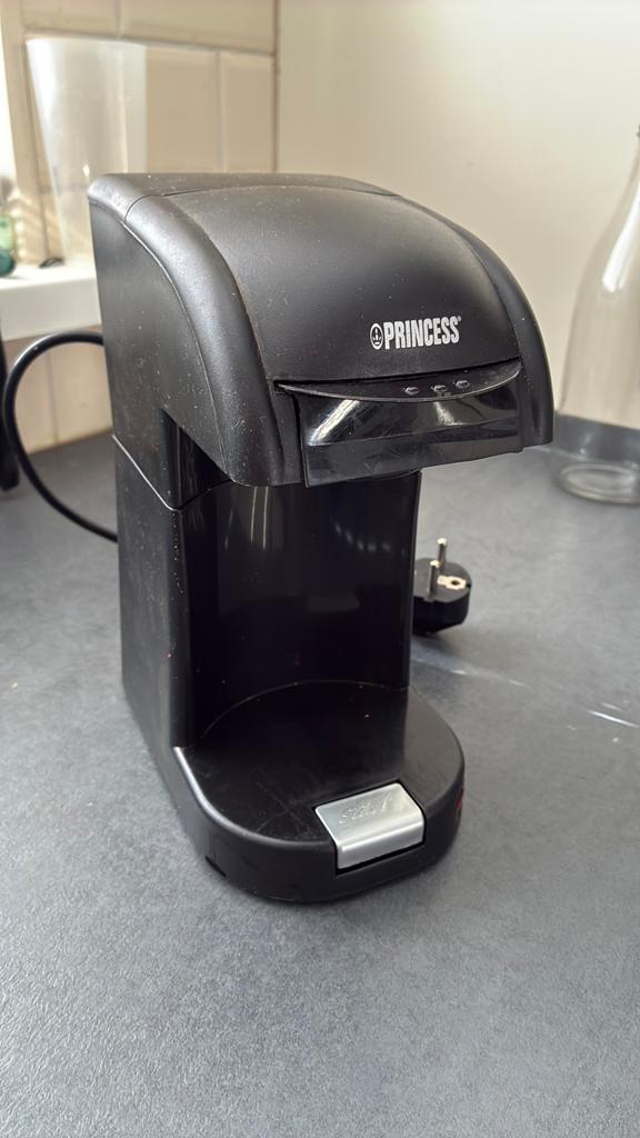 Princess koffiepad apparaat voor de camping, Witgoed en Apparatuur, Koffiezetapparaten, Ophalen, Koffiepads en cups, Gebruikt