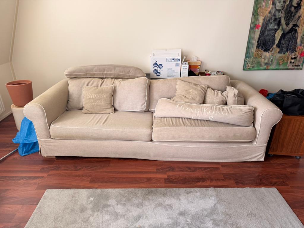 Maison Riviera bank, Ophalen, 250 tot 300 cm, Gebruikt, 75 tot 100 cm