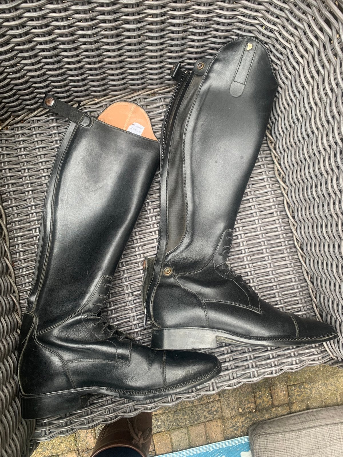 Petrie paardrijlaarzen zwart maat 39, Ophalen of Verzenden, Zo goed als nieuw, Dressuur, Schoeisel