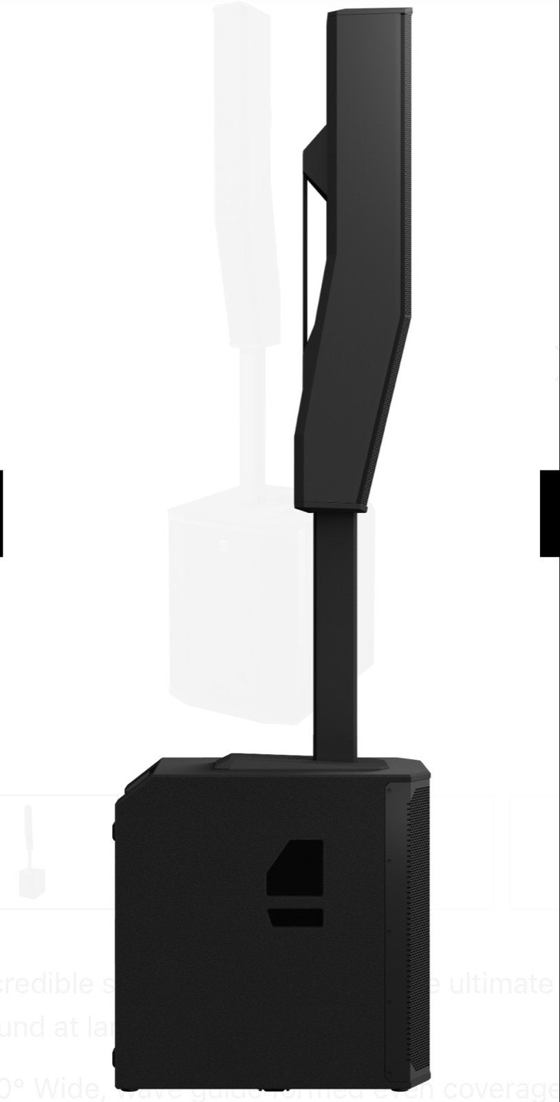 TE HUUR!!!  EVOLVE 90 speakerset (2x) incl. kabels, Inclusief kabels, Speakerset, Nieuw, Ophalen