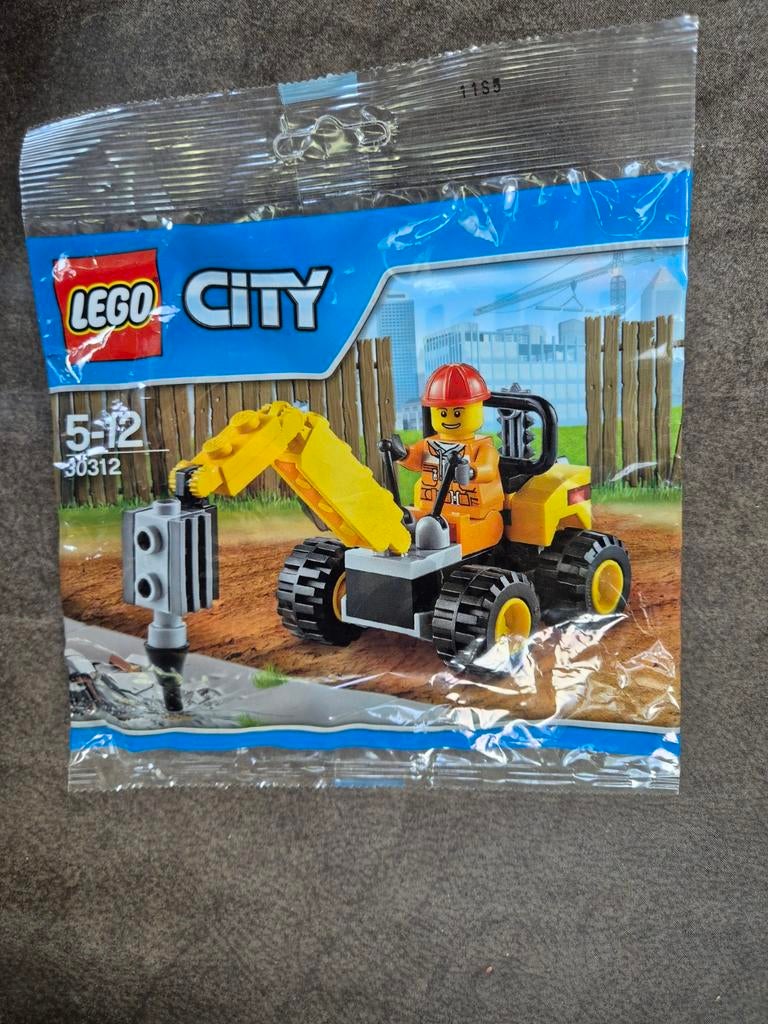 LEGO City 30312 Sloophamer Polybag Nieuw, City, Lego, Nieuw, Ophalen of Verzenden