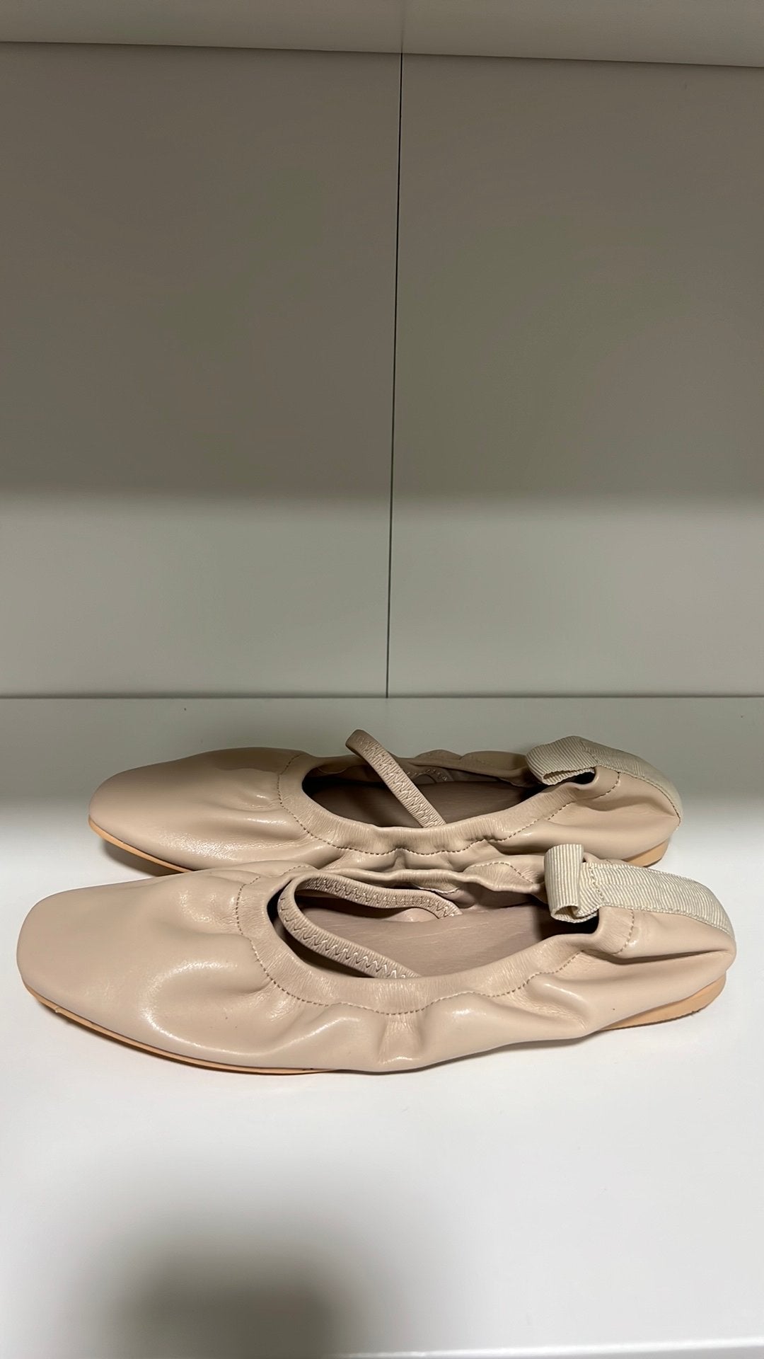 Beige ballerina’s van Asos - maat 36, Beige, Nieuw, Ballerina's, Ophalen of Verzenden