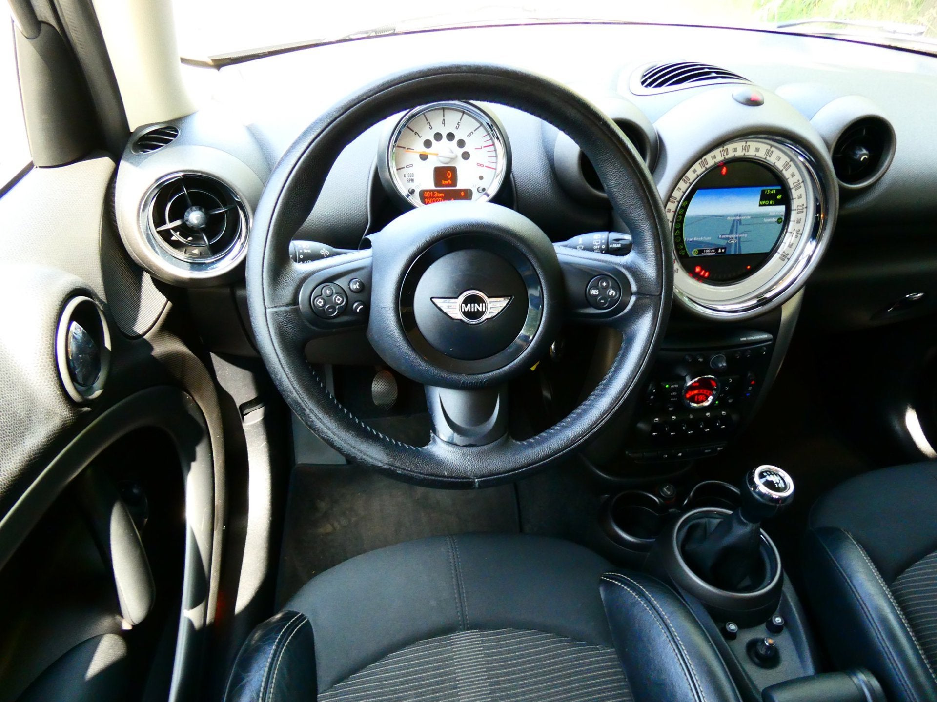 Mini Countryman 1.6 One 98pk Edition 159.000km. Clima Cruise, Auto's, Mini, Voorwielaandrijving, Euro 5, Gebruikt, Leder en Stof