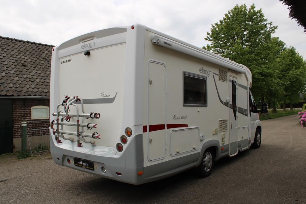 Elnagh PRINCE 590 L FRANS BED OVEN KOELVRIES 82000KM! 4 ZITP, Ringverwarming, Afzuigkap, Autobedrijf van Baalen B.V., 7 tot 8 meter