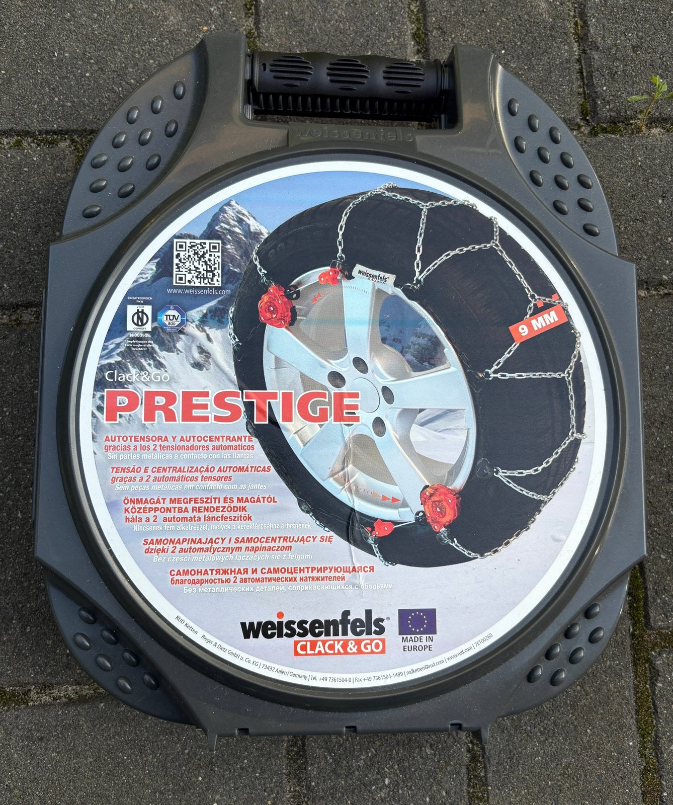 Sneeuwkettingen Weissenfels PRESTIGE CLACK & GO M44 NR.10, Ophalen, Zo goed als nieuw