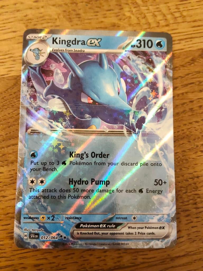 Kingdra ex error kaart, Ophalen of Verzenden, Zo goed als nieuw, Losse kaart