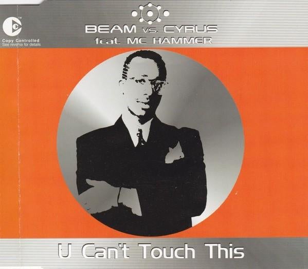 BEAM VS CYRUS CD SINGLE U CAN'T TOUCH THIS, Ophalen of Verzenden, Zo goed als nieuw, Pop
