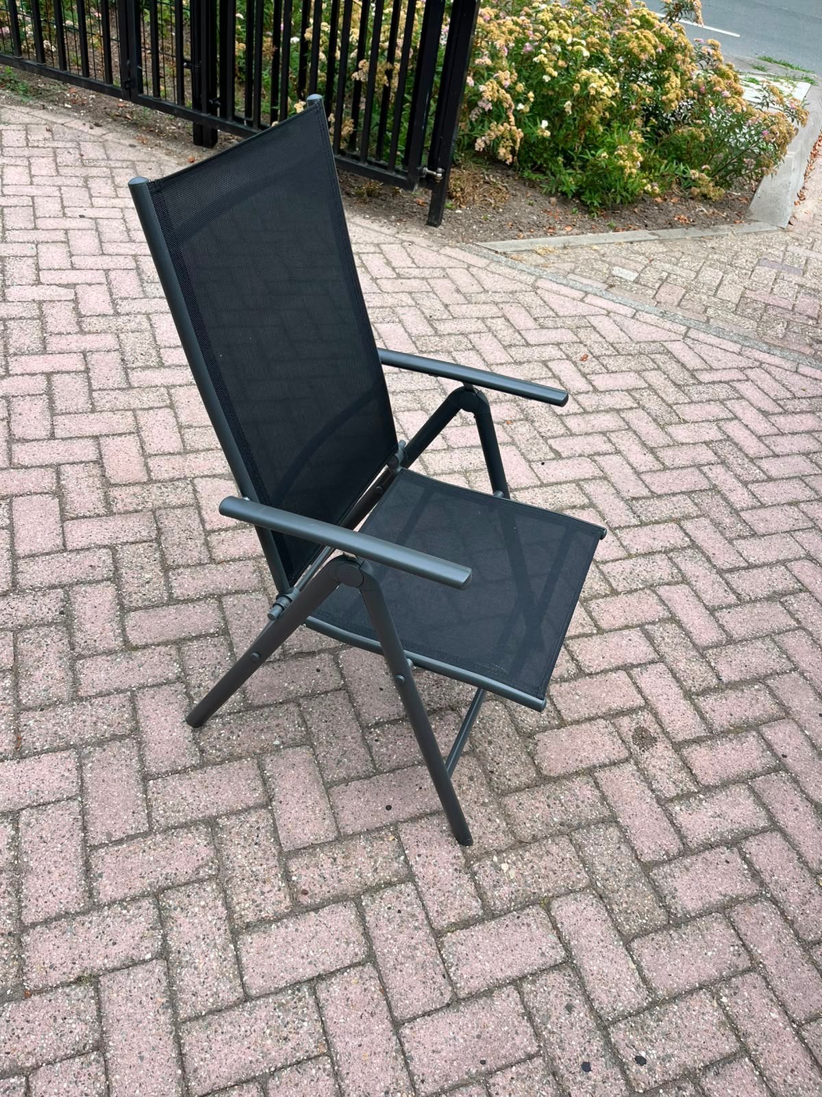 campingstoelen 4 stuks, Ophalen, Gebruikt, Kunststof