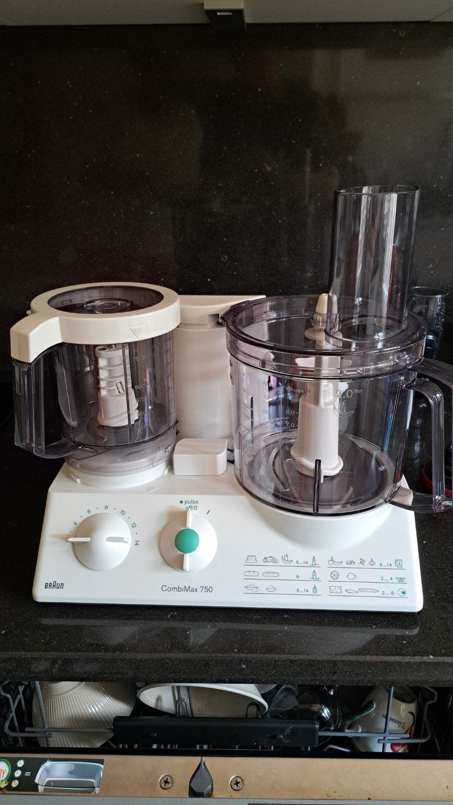 Braun CombiMax 750 Keukenmachine - nieuw in doos, Ophalen, Nieuw, 3 snelheden of meer, 2 tot 3 liter