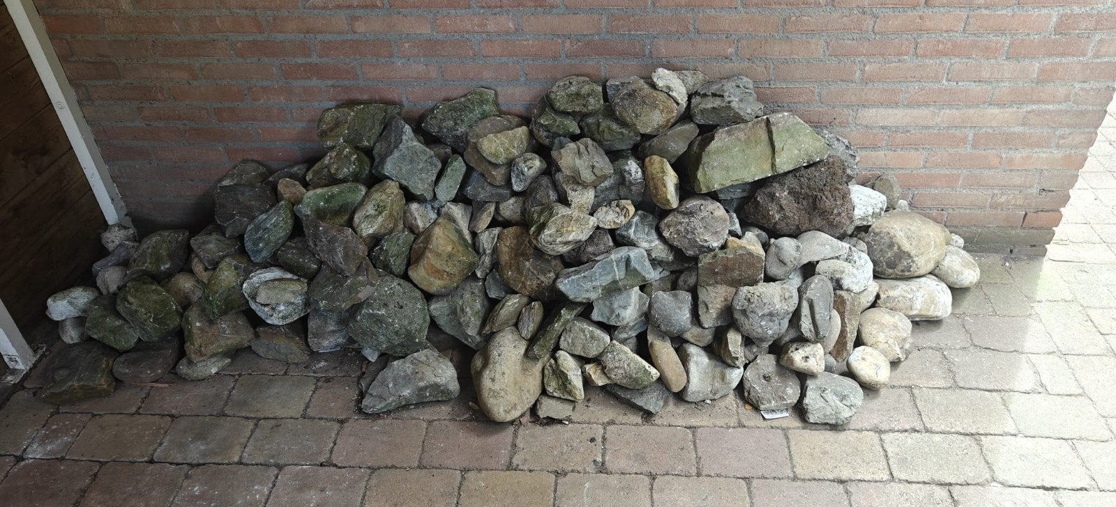 Partij stenen, Ophalen, Gebruikt, Kei
