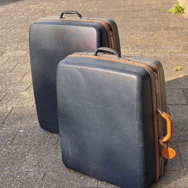 Samsonite koffer set, Ophalen, Gebruikt, Hard kunststof, Slot