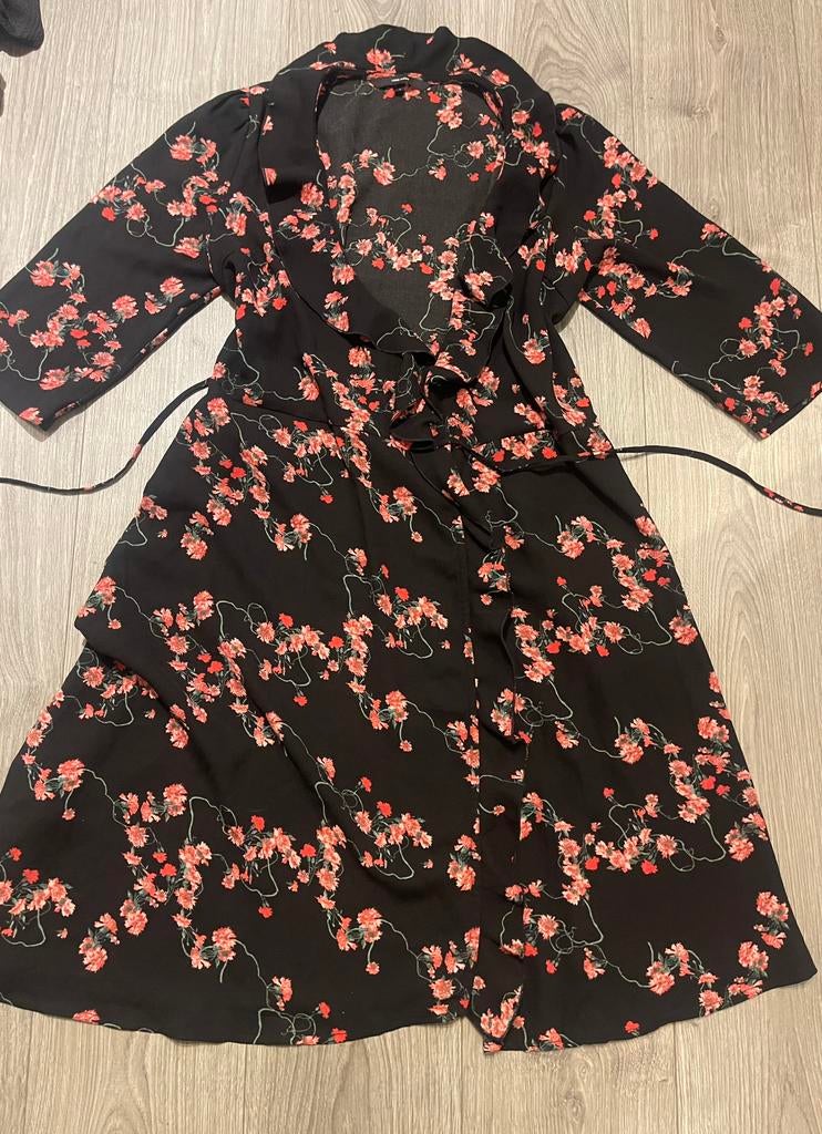 Vero Moda prachtige wikkeljurk maat S, Maat 38/40 (M), Zwart, Ophalen of Verzenden, Zo goed als nieuw