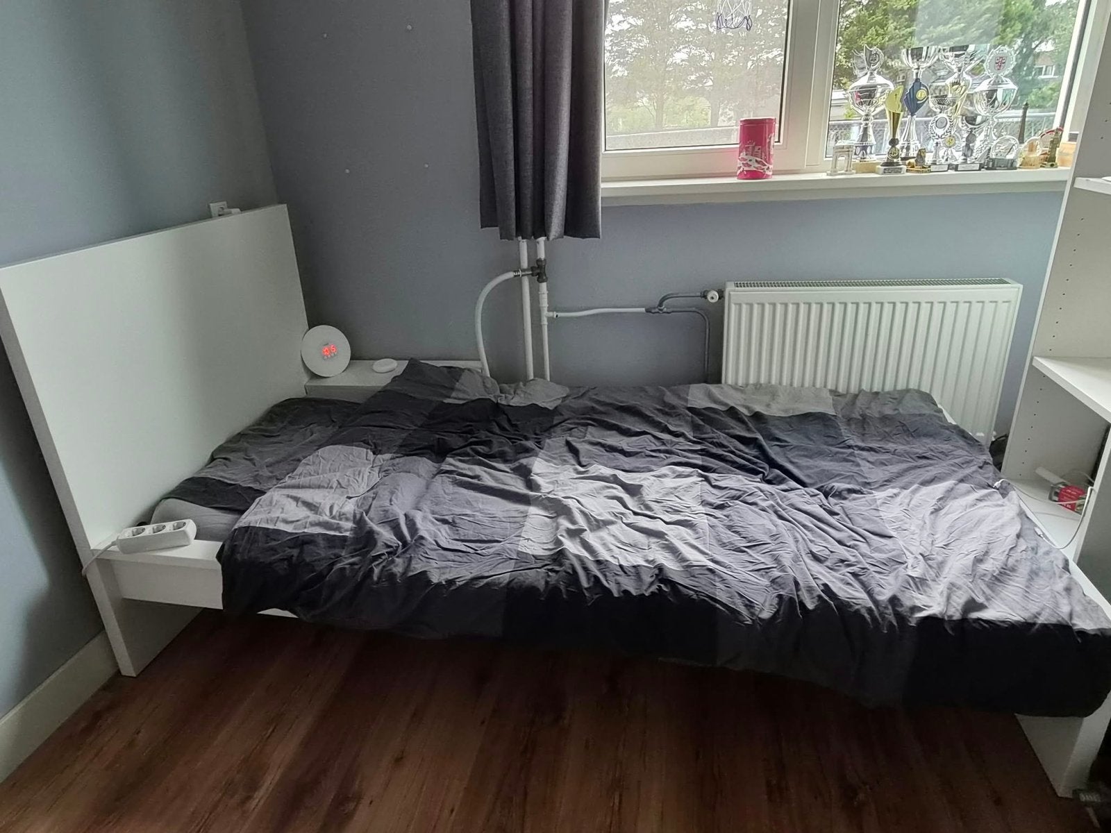 Compleet Eenpersoonsbed, Ophalen, Gebruikt, 90 cm, Eenpersoons