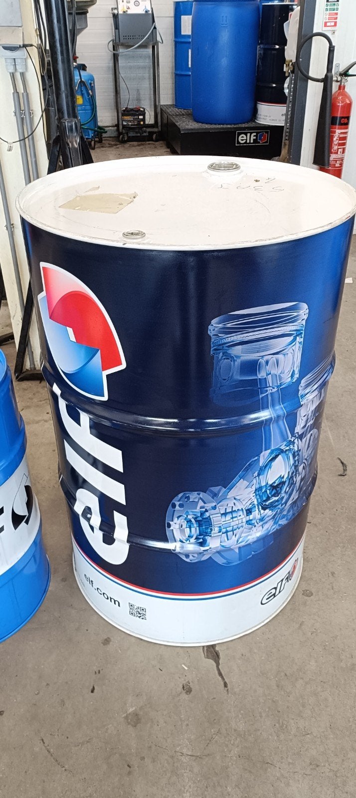 Olievat Renault Elf 200 liter, Tuin en Terras, Ophalen, Zo goed als nieuw, Vuurton