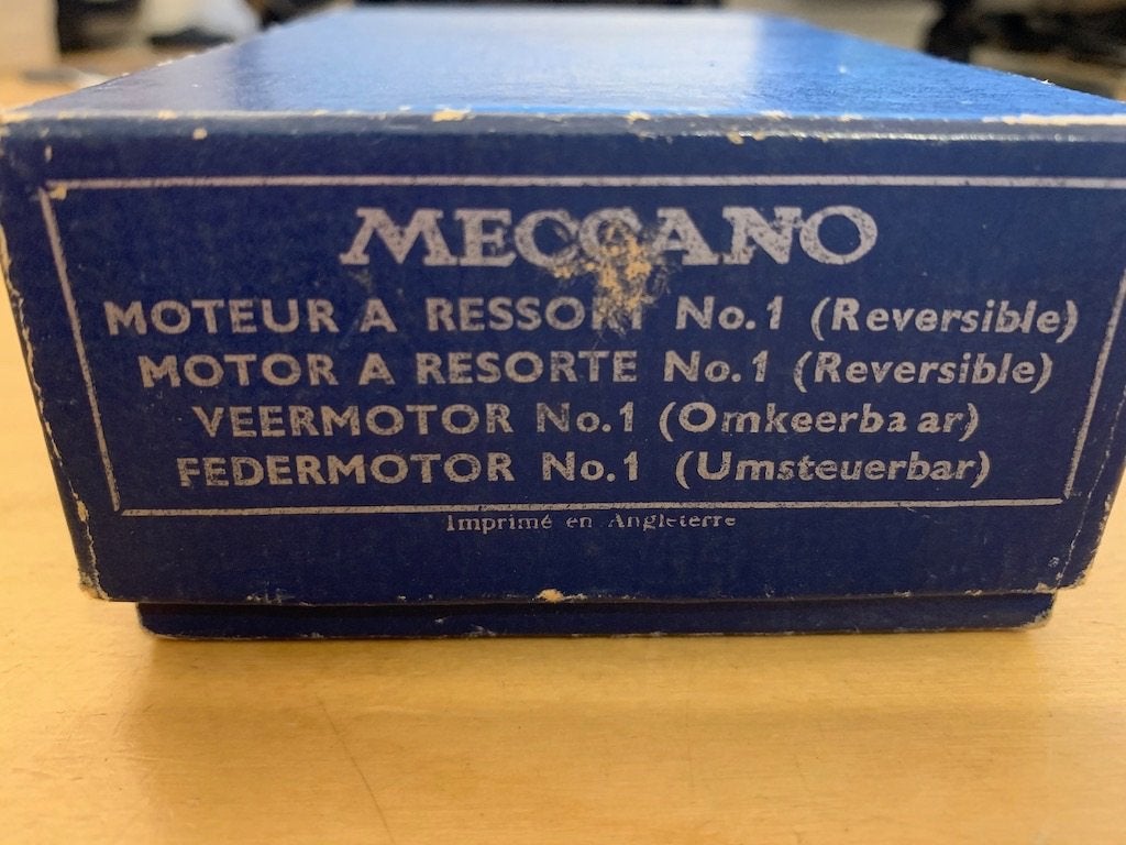 Meccano Veermotor Nr. 1( Omkeerbaar )., Ophalen of Verzenden