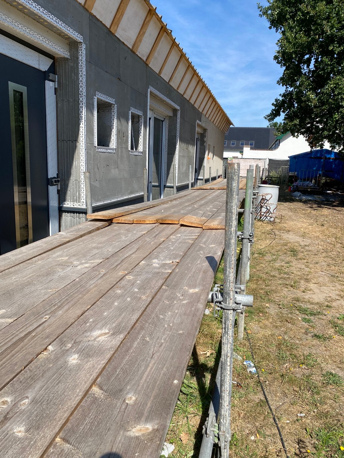 Steigers, Doe-het-zelf en Verbouw, Steigers, Ophalen, Gebruikt, Gevelsteiger, 2 tot 5 meter