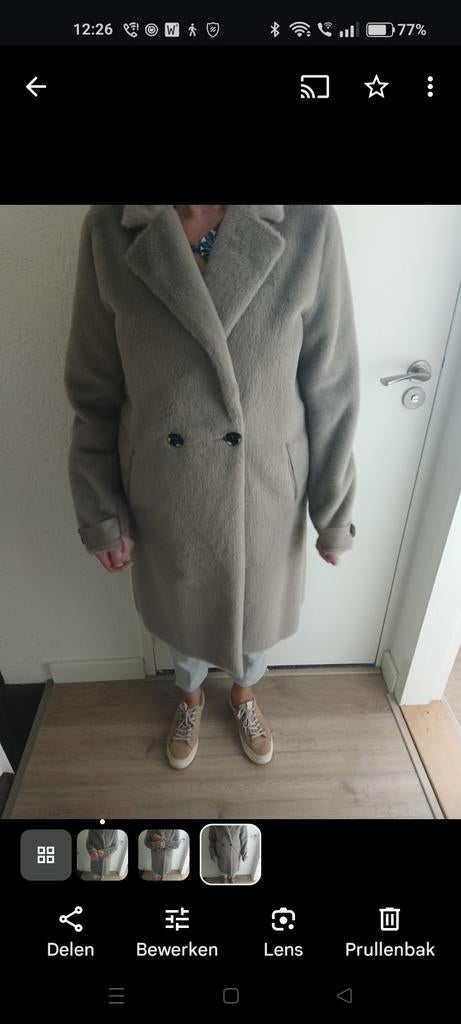 Rino en Pelle dames mantel, Ophalen of Verzenden, Nieuw, Zwart