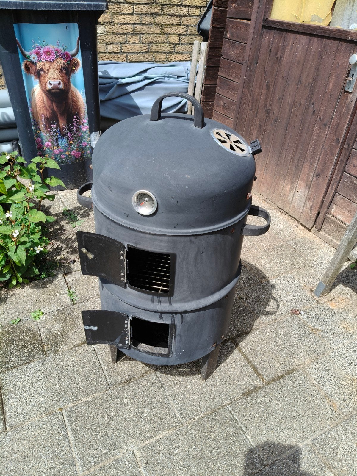 Timeless Tools 3-in-1 BBQ-roker, grill en bakoven, Ophalen, Gebruikt, Timeless Tools