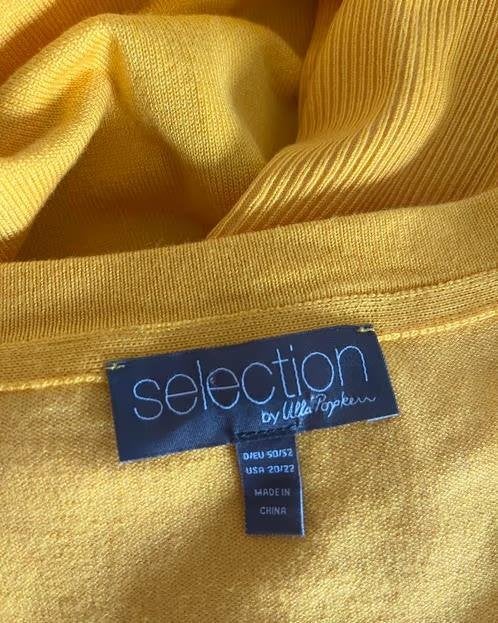 Ulla Popken select vest maat 50/52[v], Kleding | Dames, Ophalen of Verzenden, Nieuw, Geel, Trui of Vest