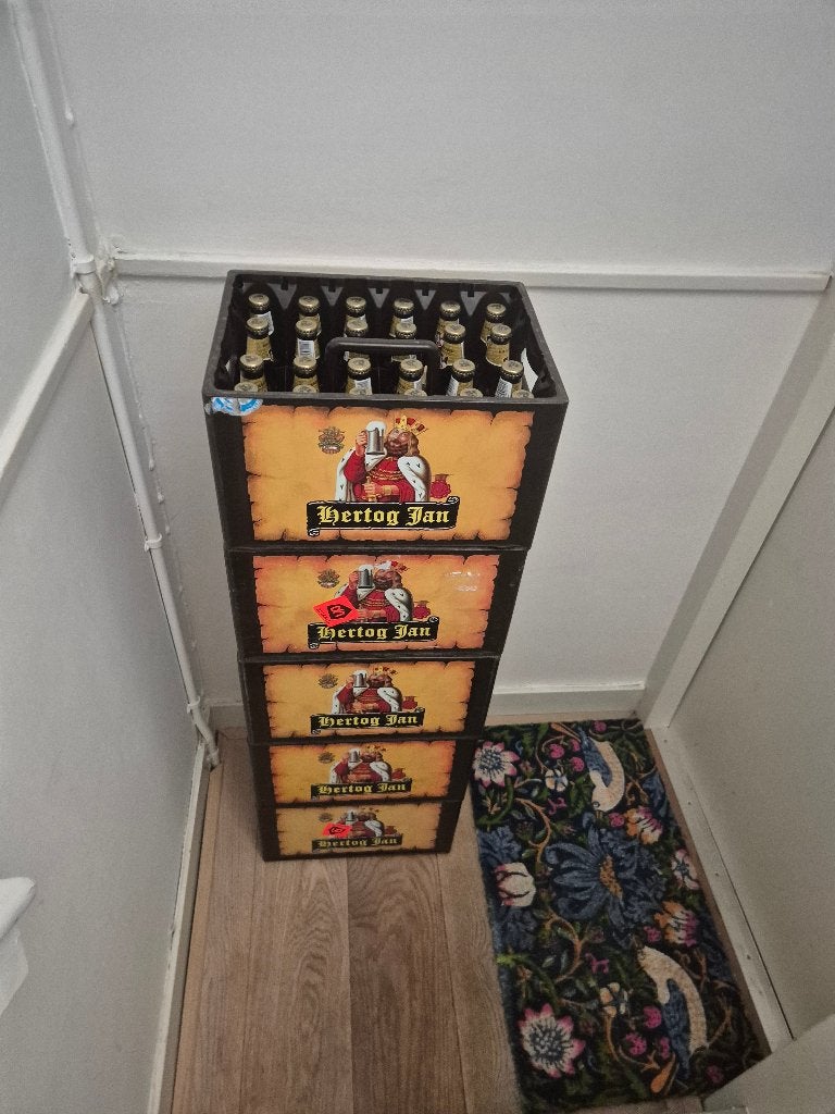 5 volle kratten Hertog Jan, Verzamelen, Biermerken, Nieuw, Flesje(s), Hertog Jan, Ophalen