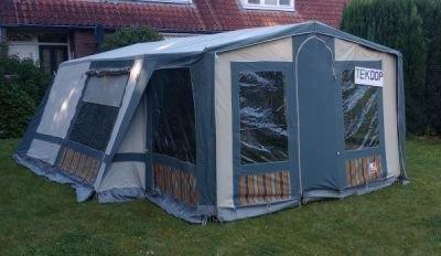 Familietent merk De Wit, Caravans en Kamperen, Tenten, Ophalen, Gebruikt, Tot en met 6