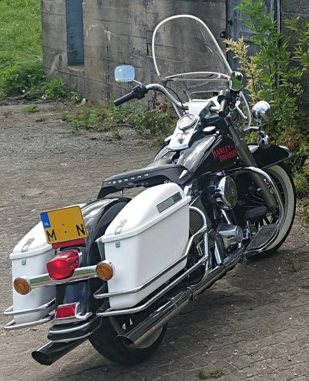 Harley-Davidson FLH koffer bescherm beugels, Ophalen of Verzenden
