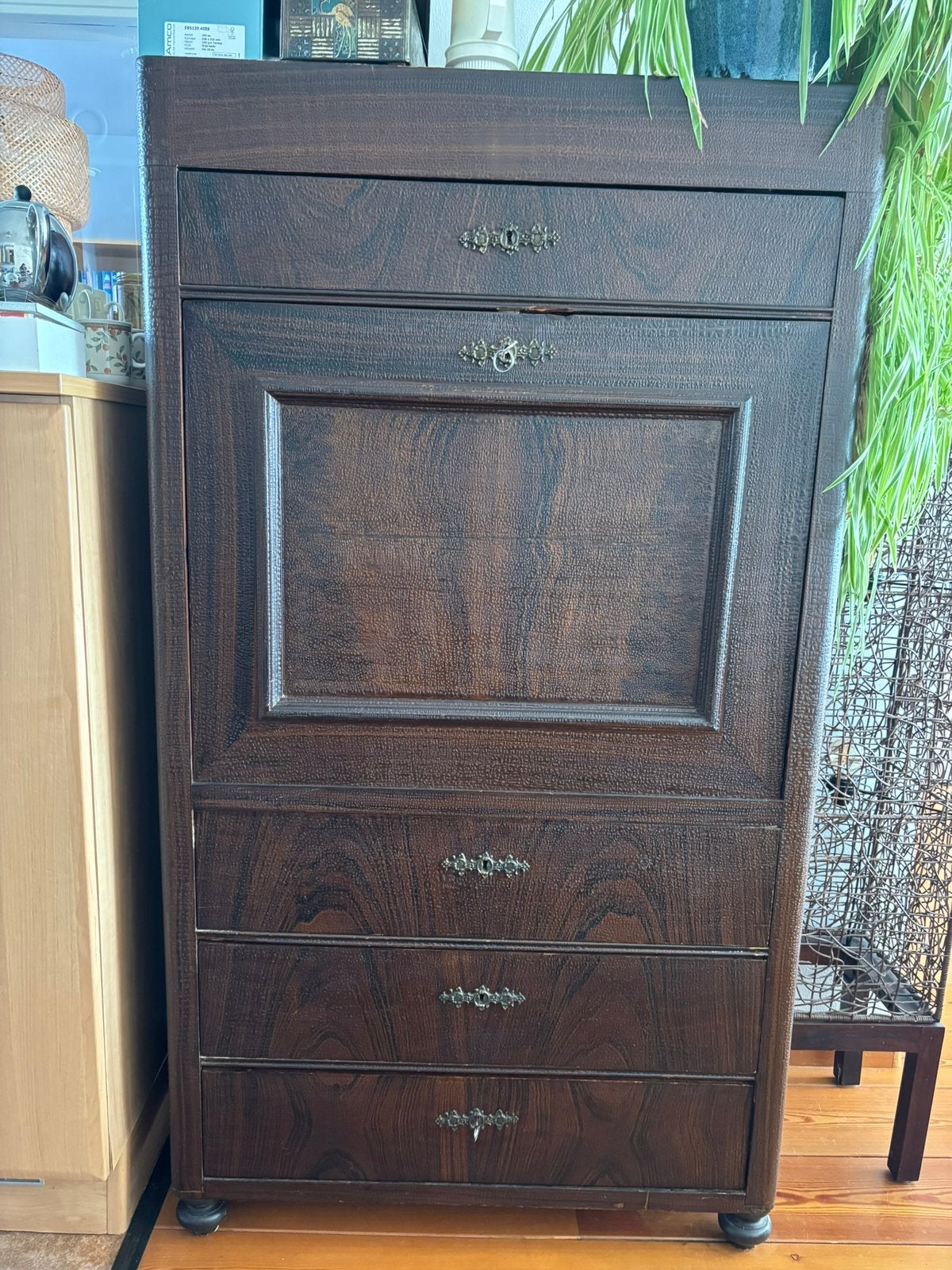 Foto 4 van 3 Antieke kasten wv 1secretaire à abattant (klepsecretaire),