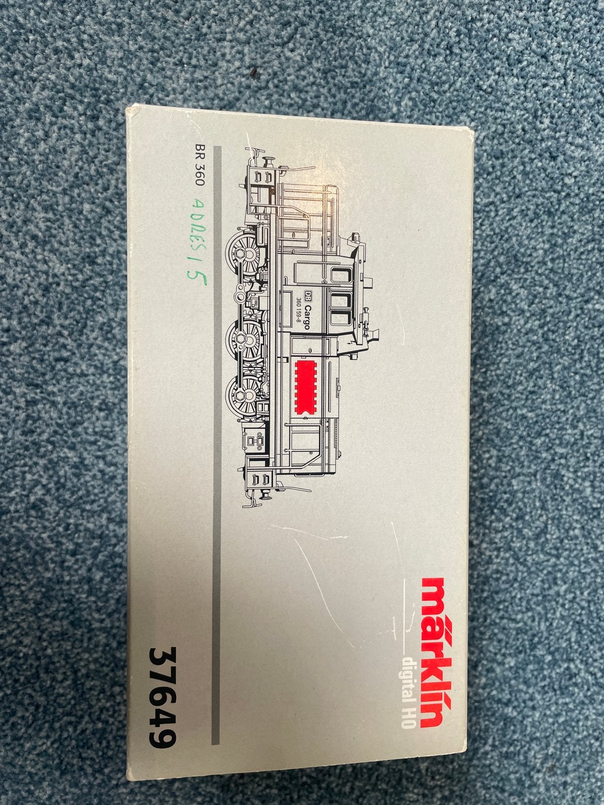 Märklin BR 360 159-8 DB Cargo Locomotief Digitaal H0, Wisselstroom, Locomotief, Ophalen of Verzenden, Zo goed als nieuw