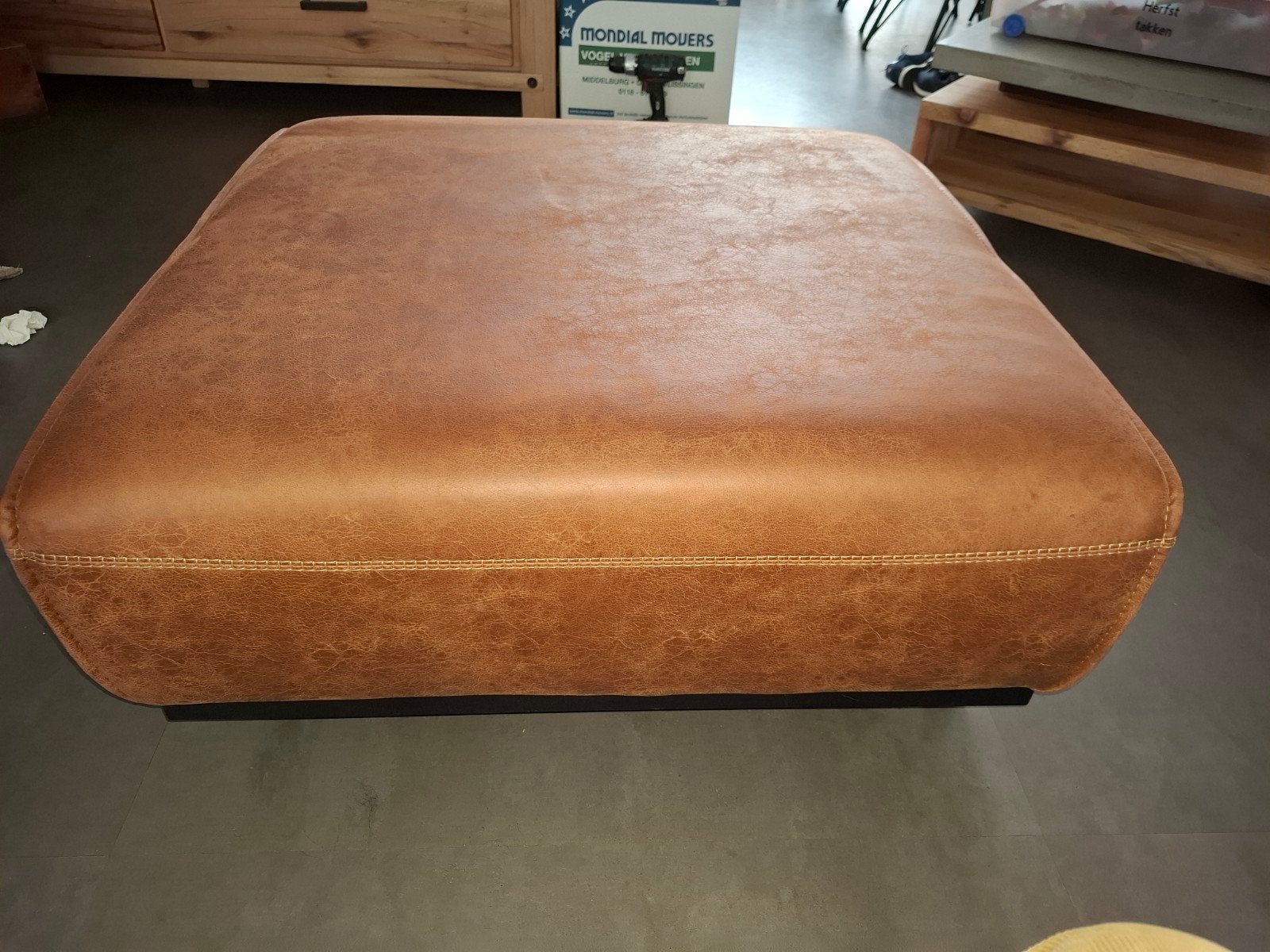 zo goed als nieuwe hocker 90x90cm, Ophalen, Vierkant, 75 tot 100 cm, Zo goed als nieuw