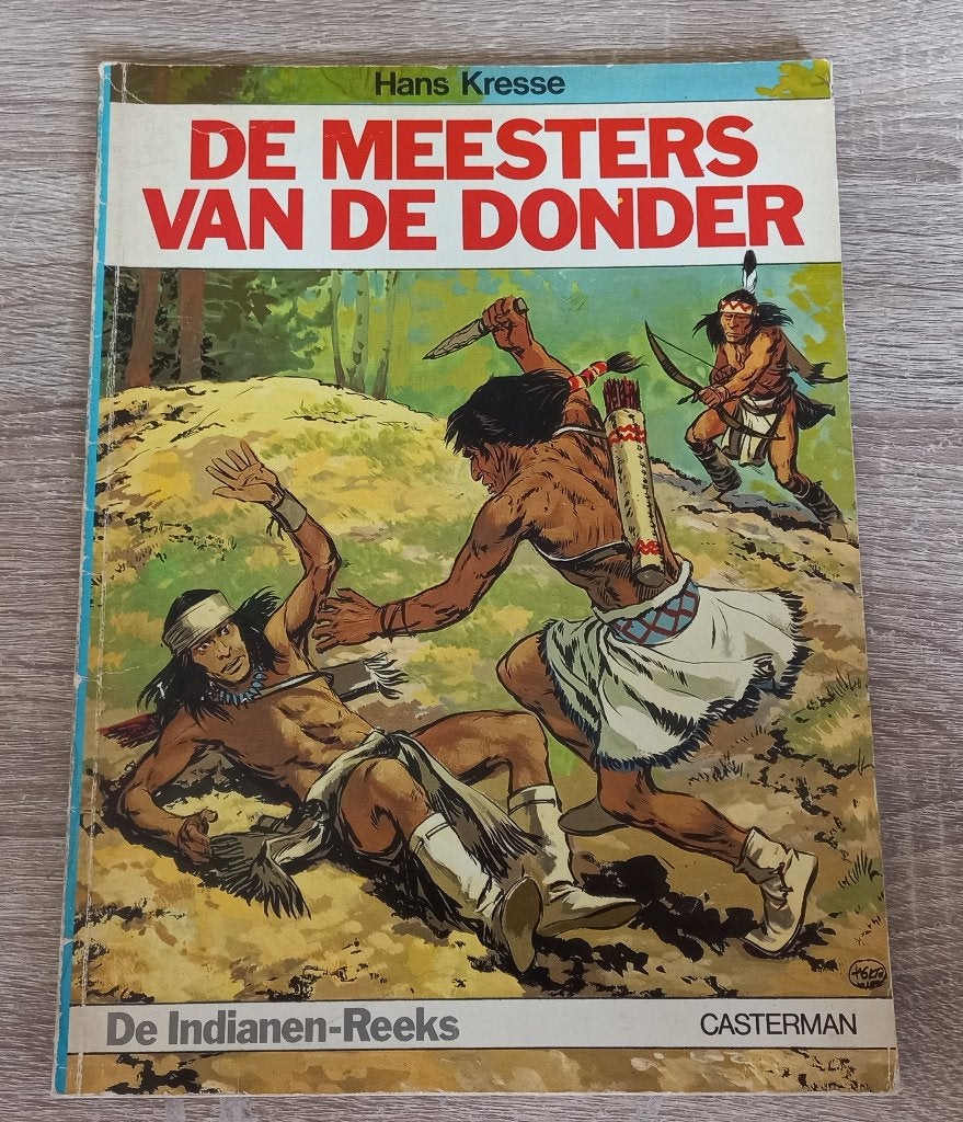 De meesters van de donder (Indianenreeks, 1973 1e druk), Boeken, Stripboeken, Gelezen, Eén stripboek, Ophalen of Verzenden, Hans Kresse