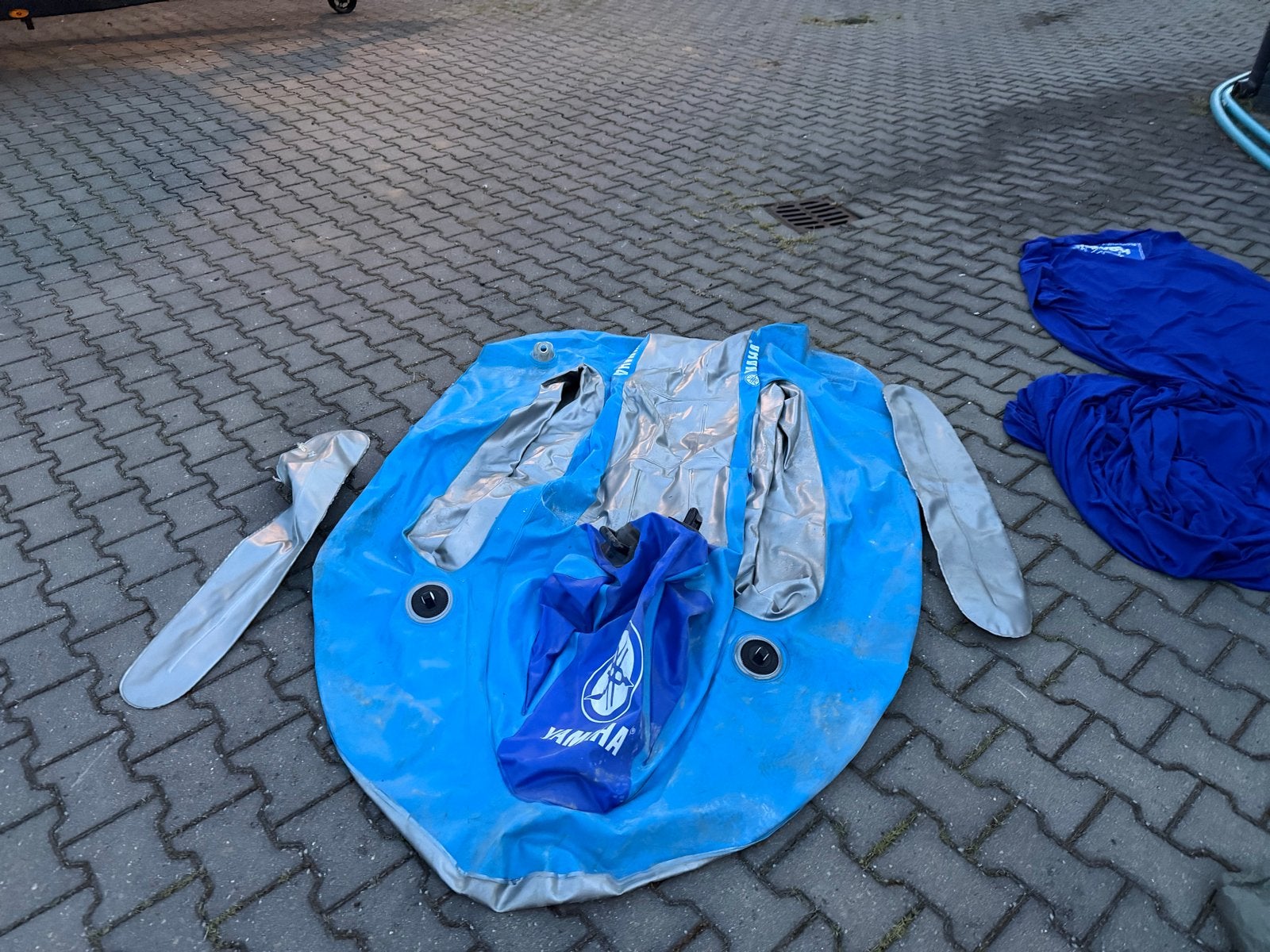 Yamaha opblaasbare jetski achter boot, Ophalen of Verzenden, Gebruikt