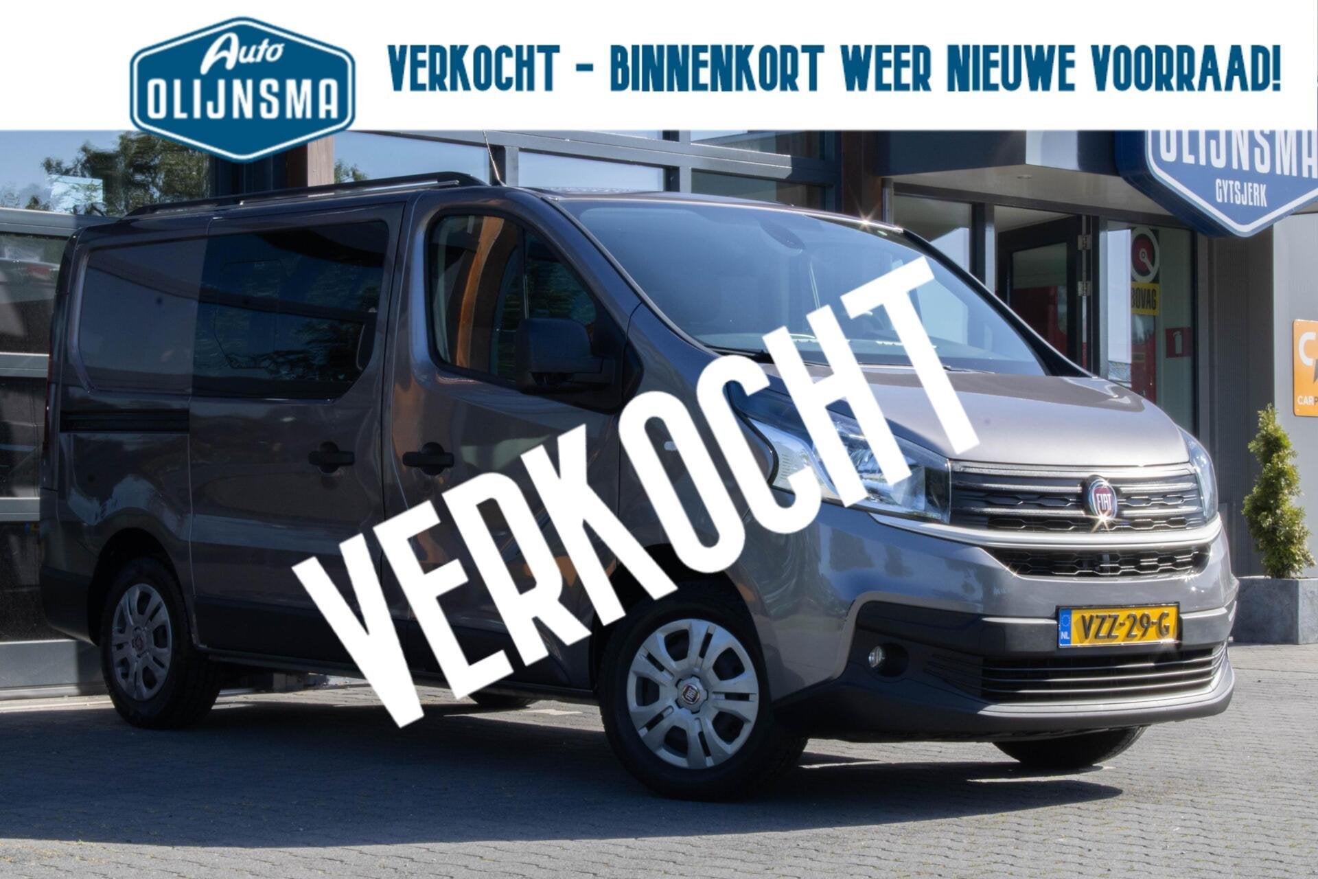 Fiat Talento 1.6 MJ EcoJet L1H1 SX|Dubbelcabine|Airco|, Auto's, 121 pk, Stof, Gebruikt, 4 cilinders