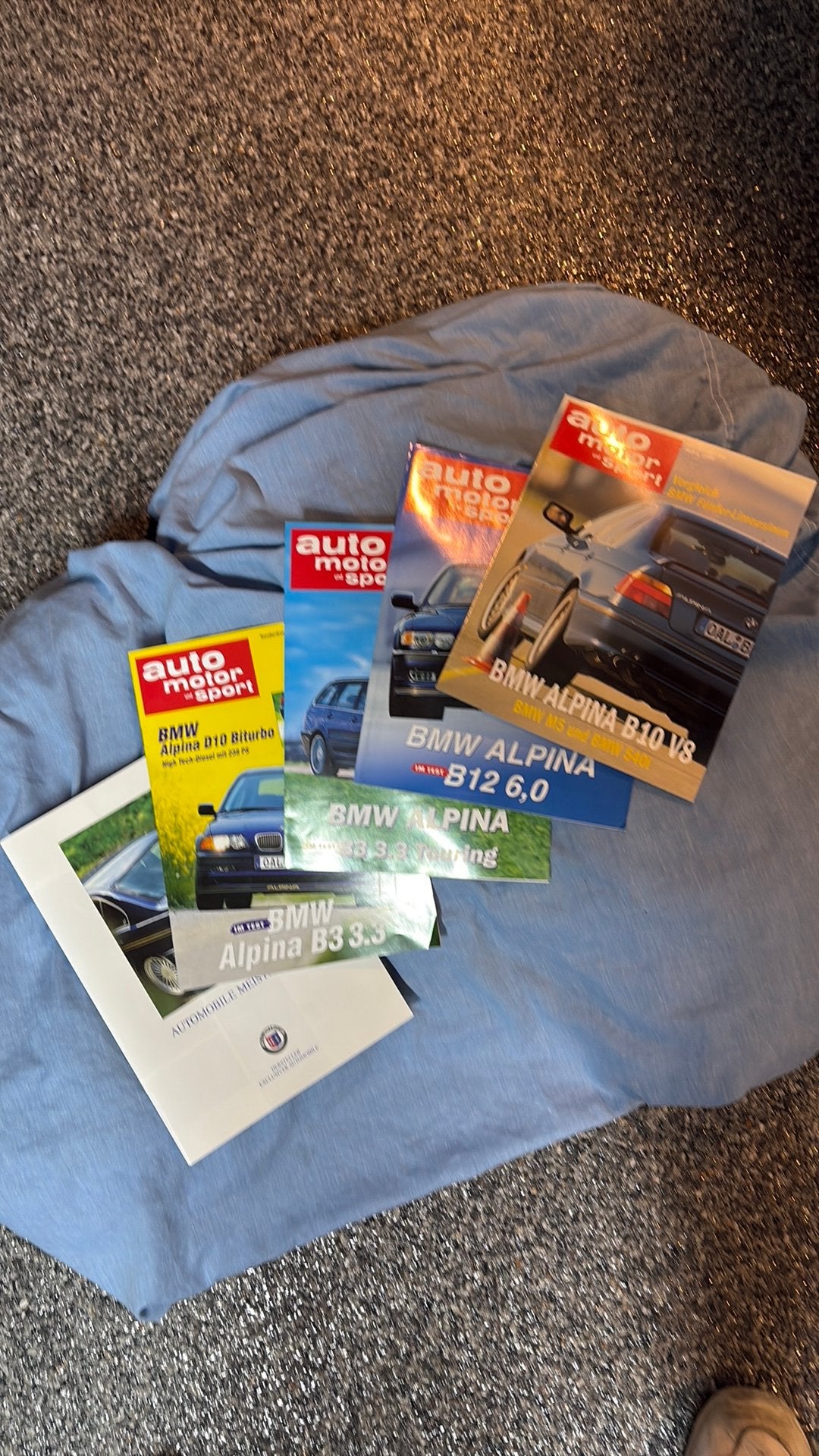 5 x alpina folder, Ophalen of Verzenden, Zo goed als nieuw, Overige merken