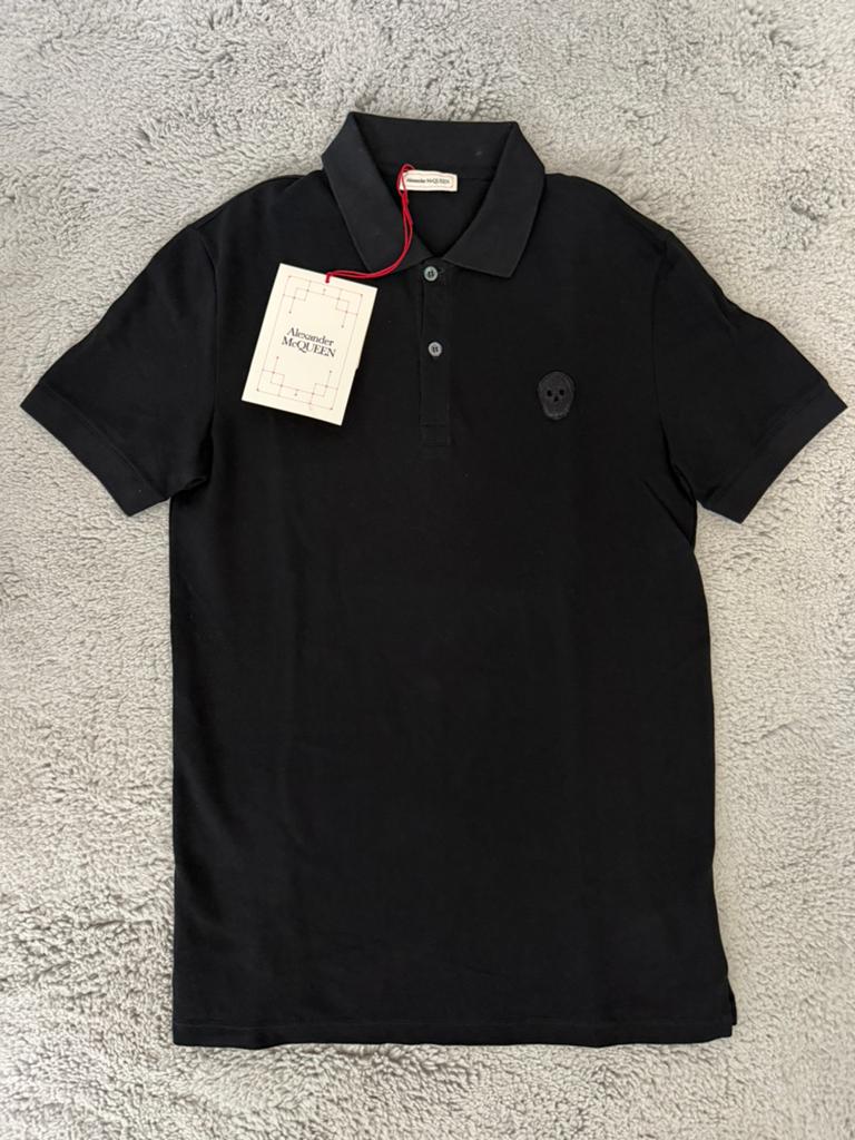 Alexander McQueen Zwart Polo Shirt XS - Nieuw met labels, Ophalen of Verzenden, Nieuw, Maat 46 (S) of kleiner, Zwart