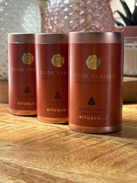 Rituals Suede Vanilla incense cones wierook wierookkegels, Verzenden, Rituals