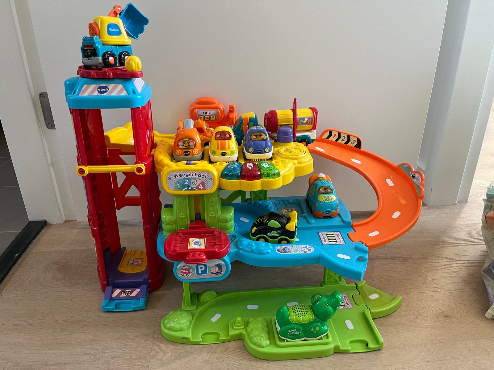 VTech Toet Toet Auto's Garage met extra onderdelen, Ophalen, Gebruikt