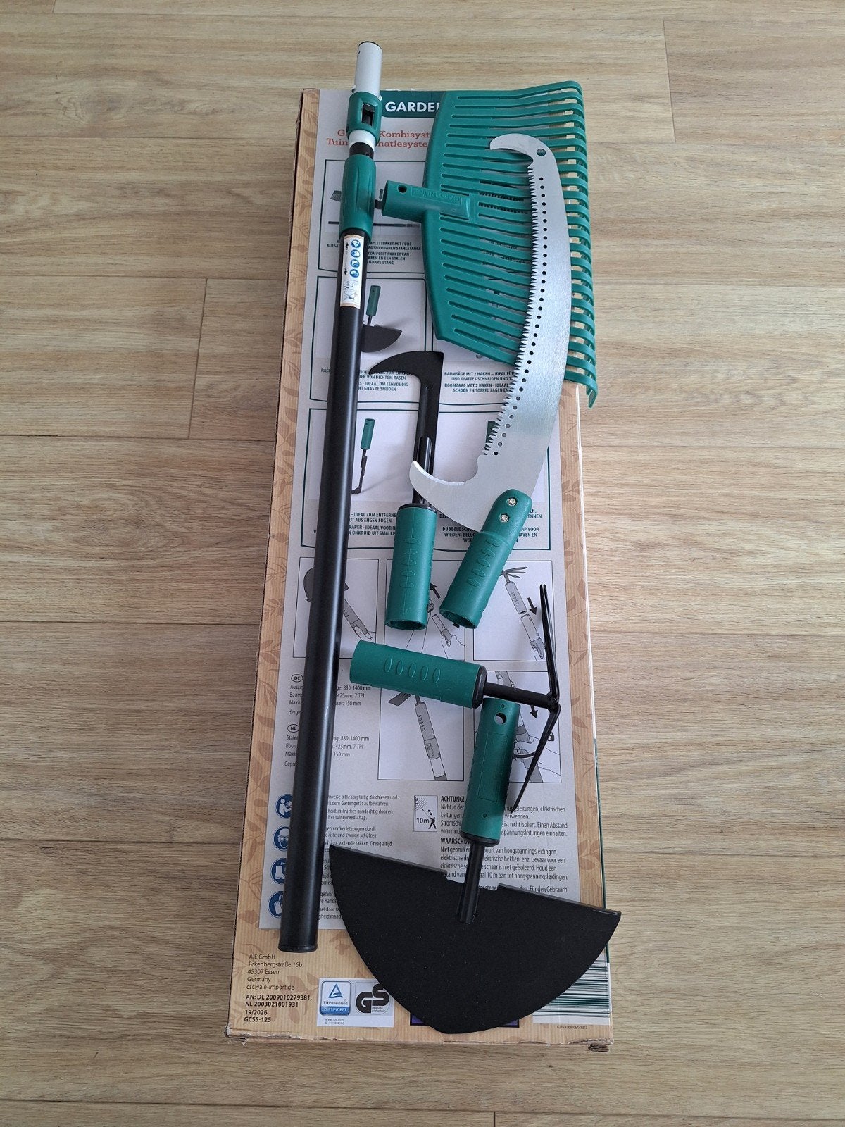 GARDENLINE Tuincombinatiesysteem 5-in-1 Gereedschap, Tuin en Terras, Hand-tuingereedschap, Ophalen of Verzenden, Nieuw, Onkruidsteker