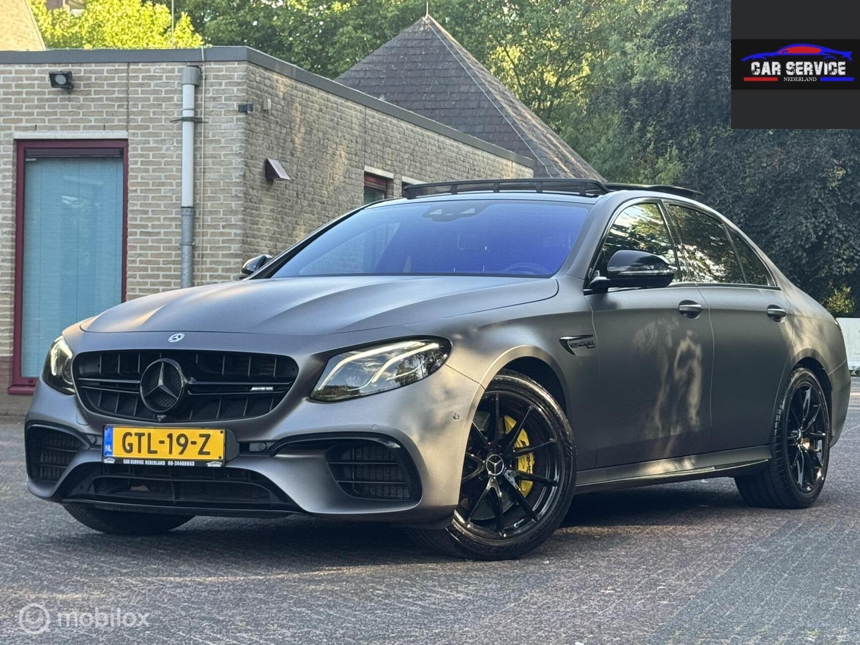 Mercedes- Benz E-klasse AMG 63 S 4MATIC Premium /HUD/360*, Auto's, Automaat, Dealer onderhouden, Gebruikt, Leder