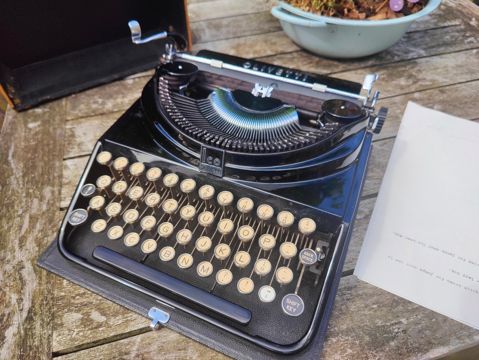 Olivetti MP1 Ico, Diversen, Typemachines, Ophalen of Verzenden