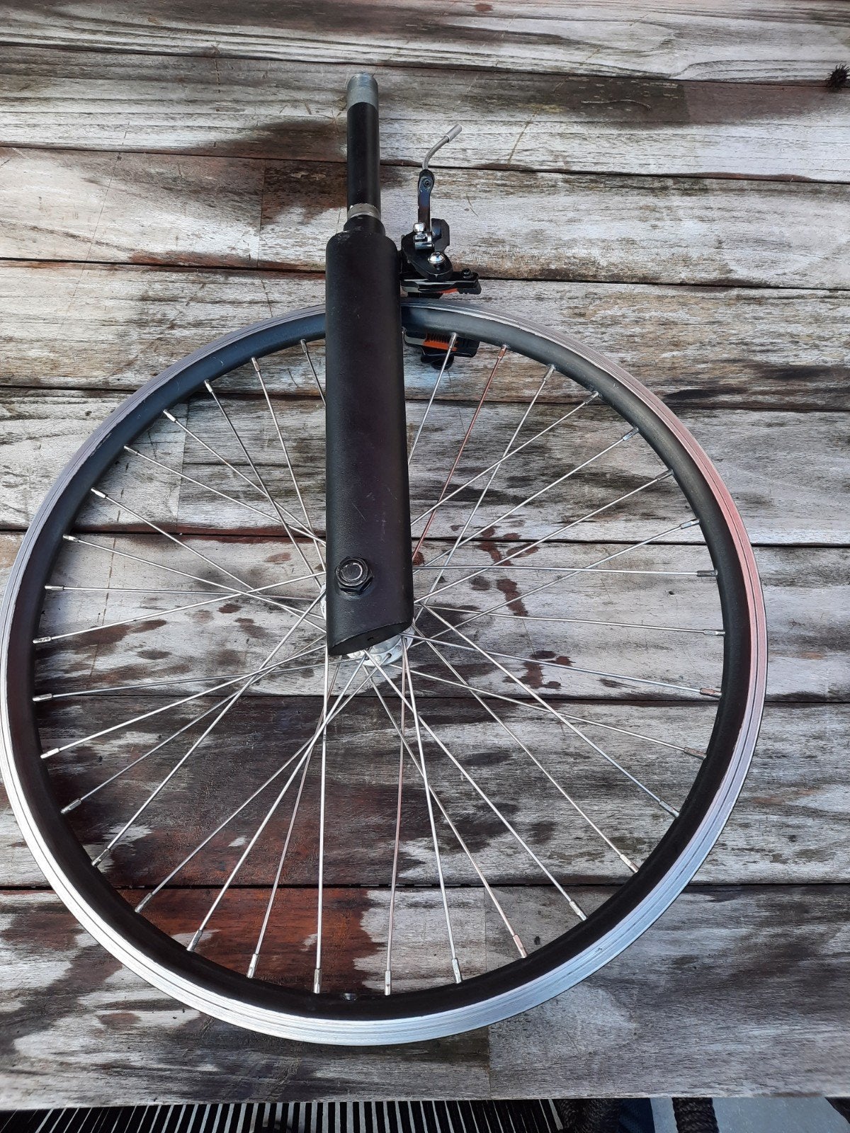 M5 ligfiets monoblade 20 inch 451 voorwiel krom, Ophalen of Verzenden