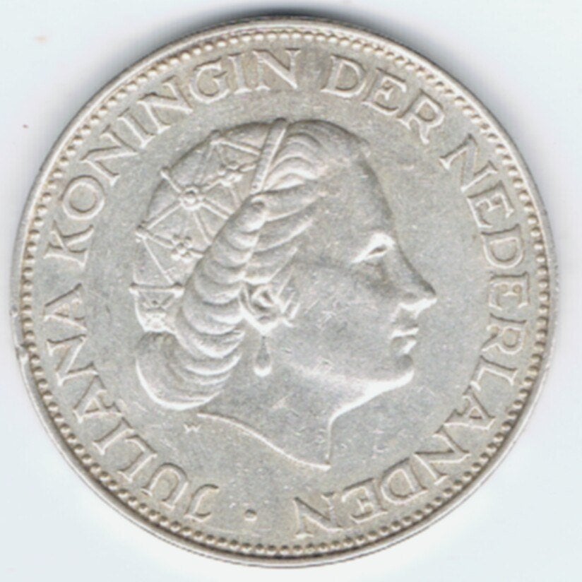 23-1279 Nederland 2 1/2 gulden 1960, Koningin Juliana, Zilver, Ophalen of Verzenden, Losse munt