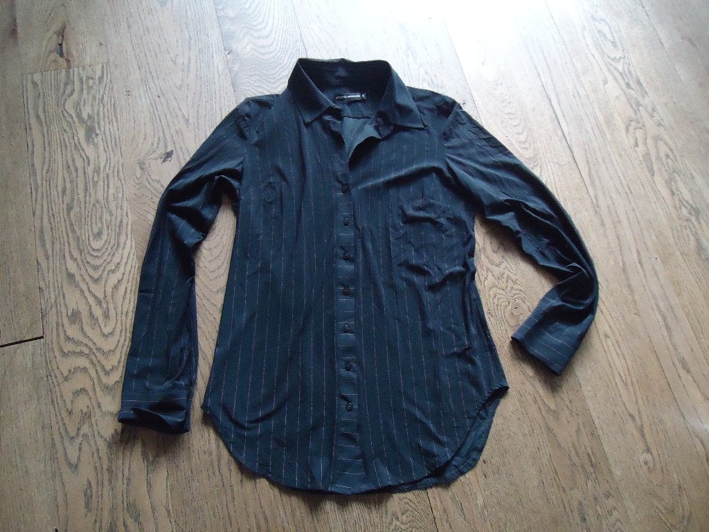 z.g.a.n. zwart gestreepte Studio Anneloes blouse S, Studio Anneloes, Zwart, Ophalen of Verzenden, Zo goed als nieuw