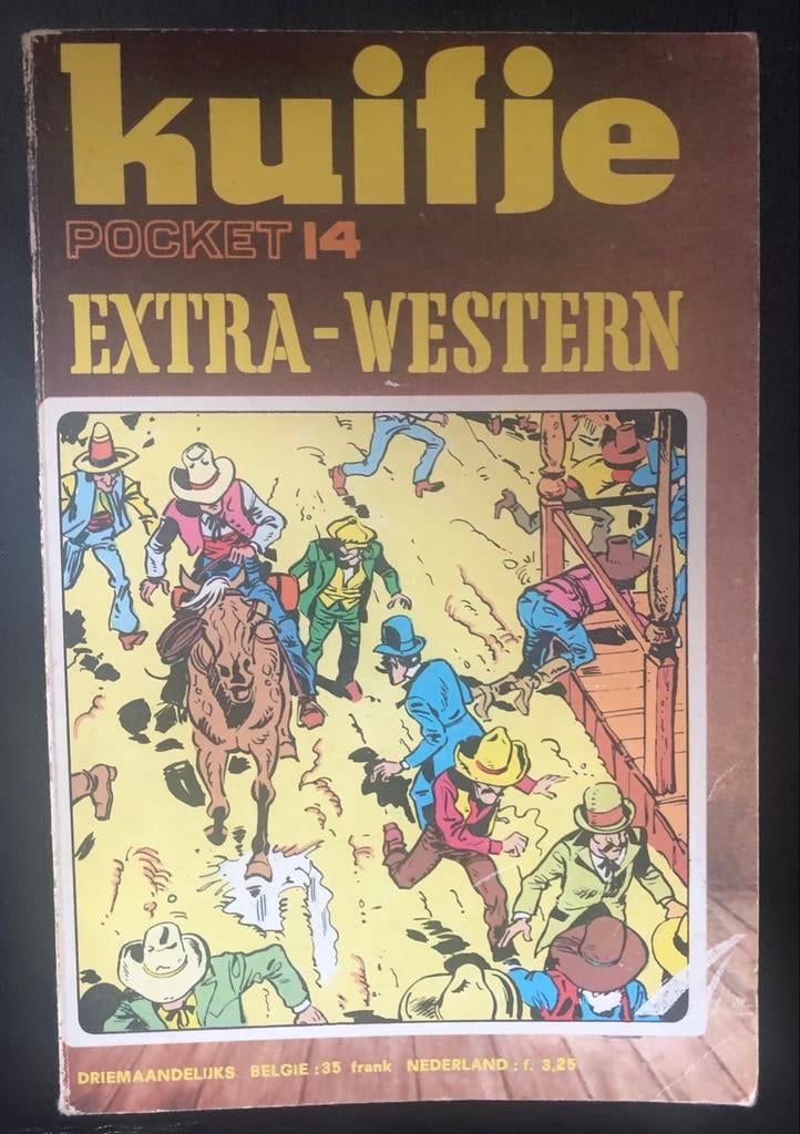Kuifje Pocket 14 Extra-Western - Diverse Stripverhalen, Eén stripboek, Ophalen of Verzenden, Zo goed als nieuw