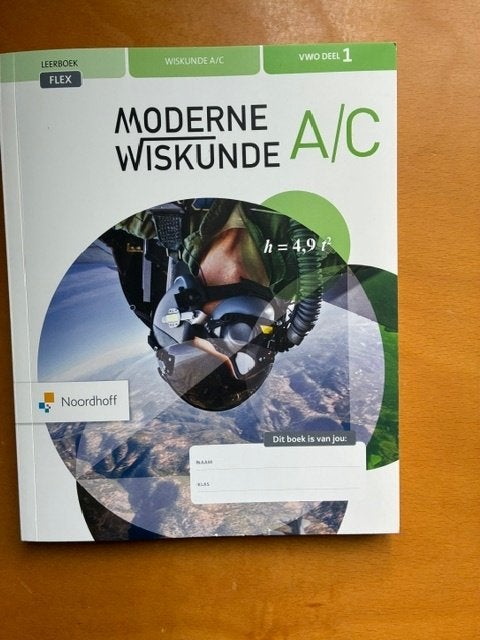 Moderne Wiskunde Deel 1 A/C, VWO, Wiskunde A, Nieuw, Ophalen of Verzenden